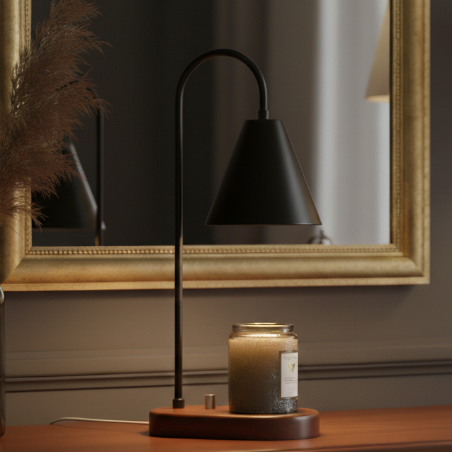 Royellux Candle Warmer Lamp – Dimmable Wax Melting Light for Scented Candles & Home Decor