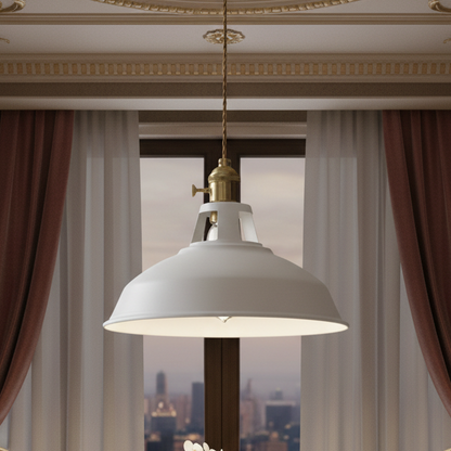 Royelux Vintage Kitchen Pendant Light - Industrial Lamp for Home and Bar with Changeable Light