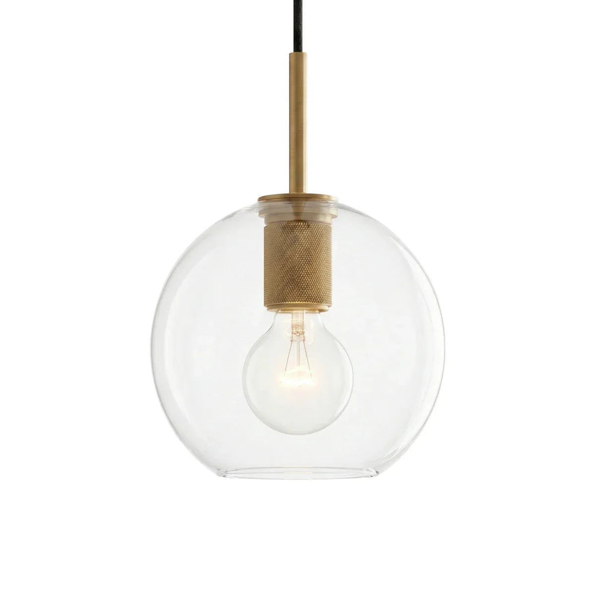 Geometric Transparent Glass Pendant Light 1