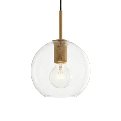 Geometric Transparent Glass Pendant Light 1