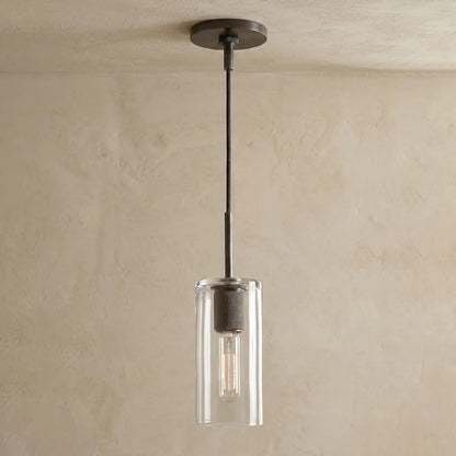 Geometric Transparent Glass Pendant Light 13