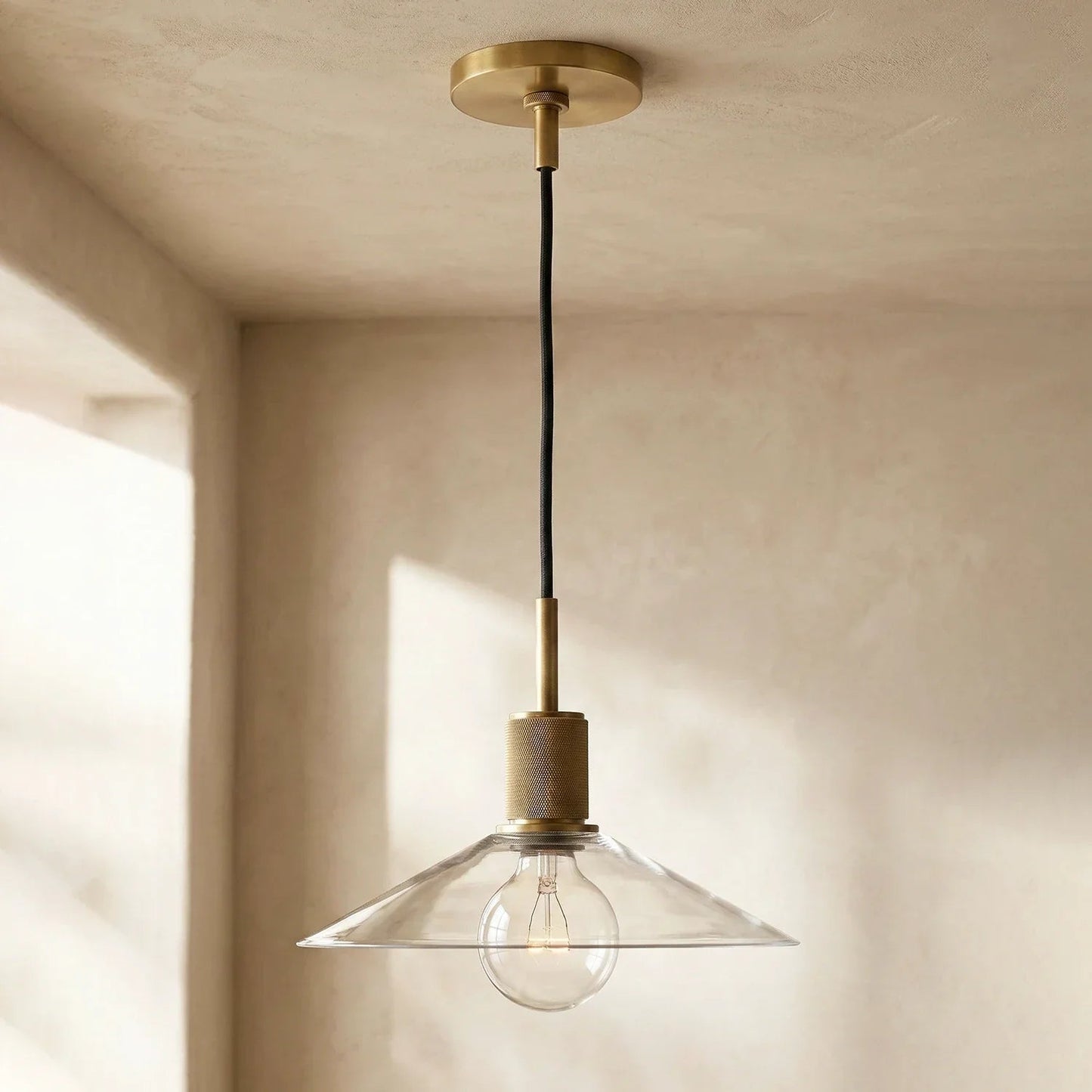 Geometric Transparent Glass Pendant Light 14
