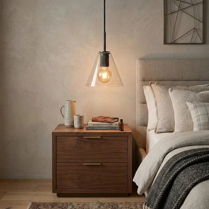 Geometric Transparent Glass Pendant Light 3