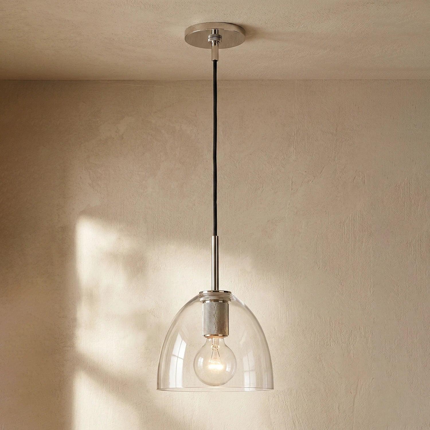 Geometric Transparent Glass Pendant Light 9