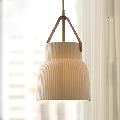 Gina Ridged Ceramic Pendant Lights 0