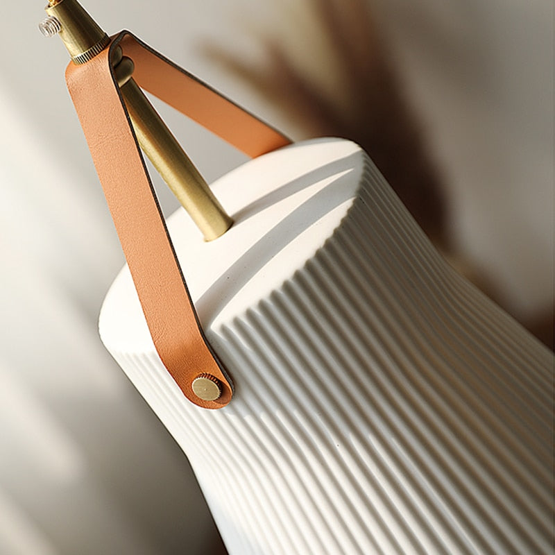 Gina Ridged Ceramic Pendant Lights 4