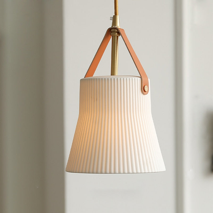 Gina Ridged Ceramic Pendant Lights 9