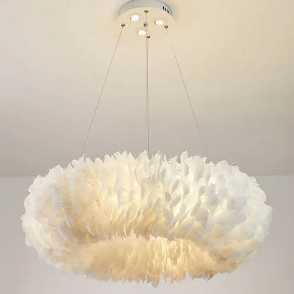 Glade Ostrich Feather Chandelier 3