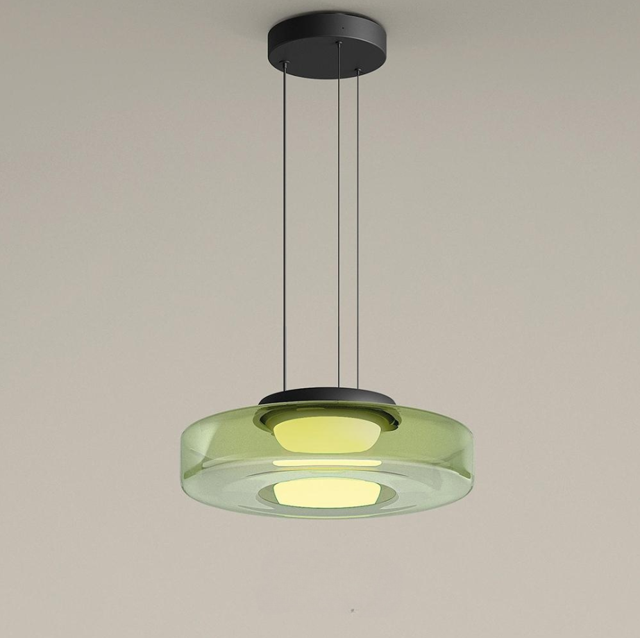 Glass Pendant Lighting, Bauhaus-Inspired 8