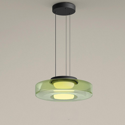 Glass Pendant Lighting, Bauhaus-Inspired 8
