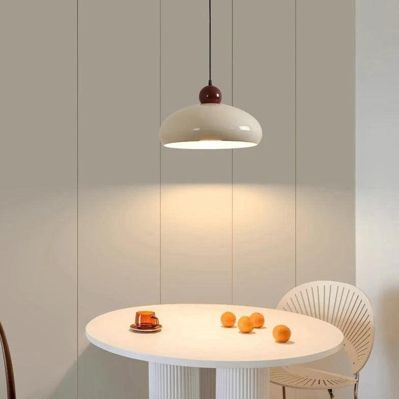 Glass Stone Pendant Light - Retro Iron Cord Design 3