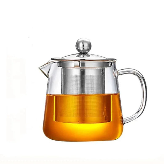 Glass Teapot With Tea Strainer Infuser 0