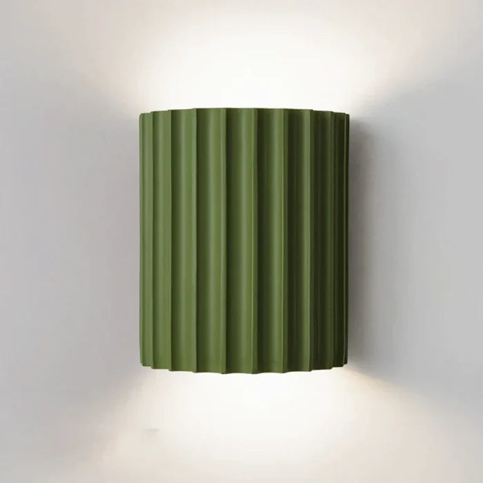 Luxora Artistic Nordic LED Wall Lamp - Minimalist Macaron Resin Sconce for Home Interiors