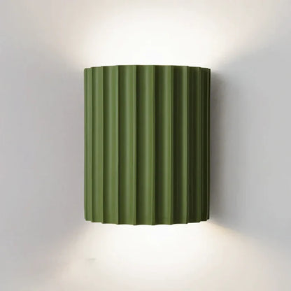 Luxora Artistic Nordic LED Wall Lamp - Minimalist Macaron Resin Sconce for Home Interiors