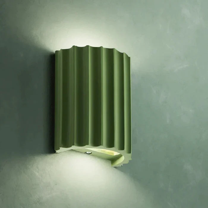 Luxora Artistic Nordic LED Wall Lamp - Minimalist Macaron Resin Sconce for Home Interiors