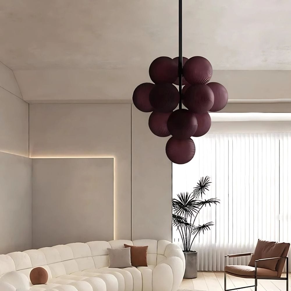 Glo Modern Glass Grape Chandelier 0