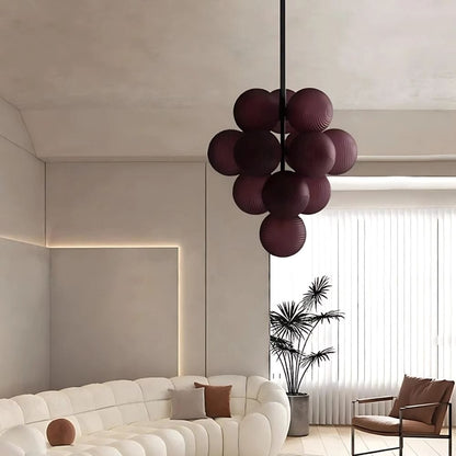 Glo Modern Glass Grape Chandelier 0