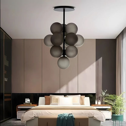 Glo Modern Glass Grape Chandelier 1