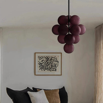 Glo Modern Glass Grape Chandelier 6