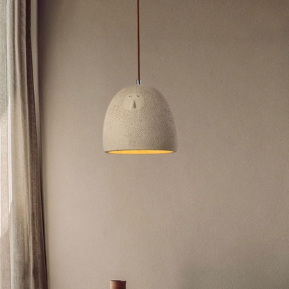 Glöra Japanese Wabi-Sabi Resin Pendant Light