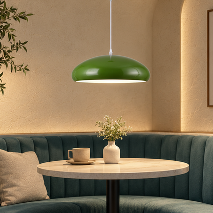 Royelux Nordic Bauhaus Aluminum Bowl Pendant Light Fixture