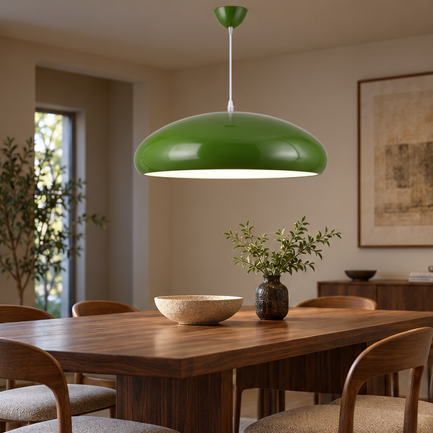 Royelux Nordic Bauhaus Aluminum Bowl Pendant Light Fixture