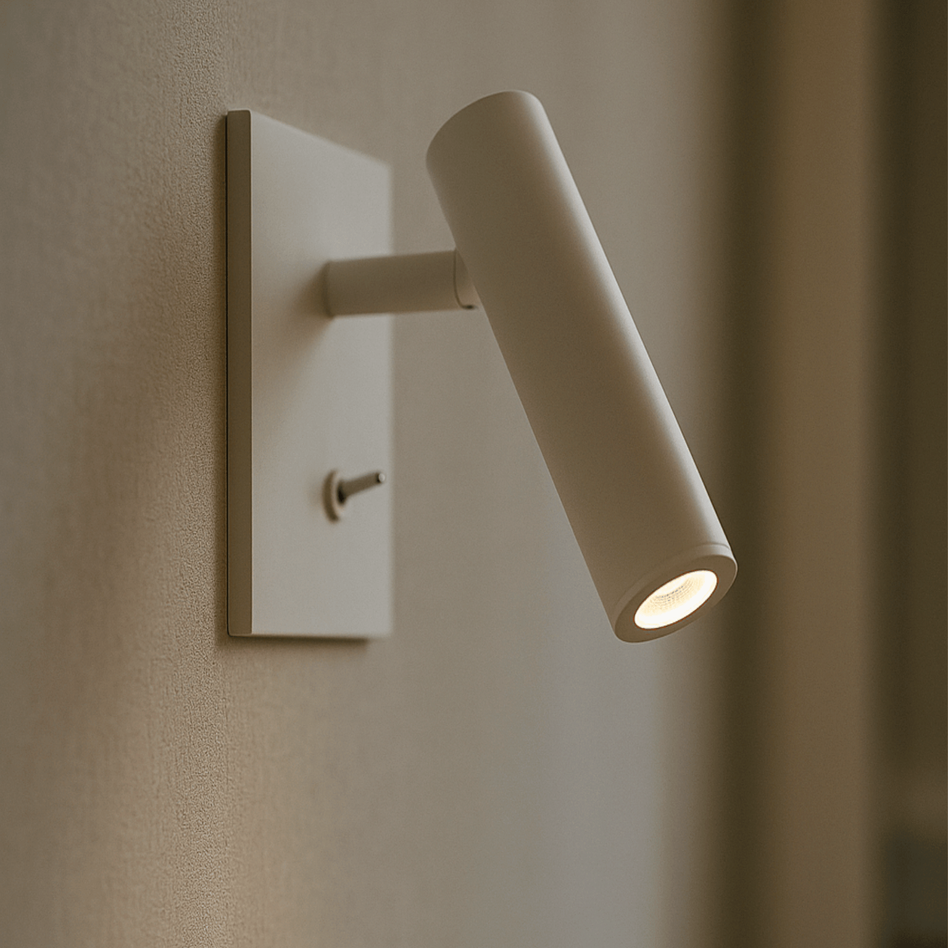 GlowPivot- Adjustable Embedded LED Wall Lamp with Switch