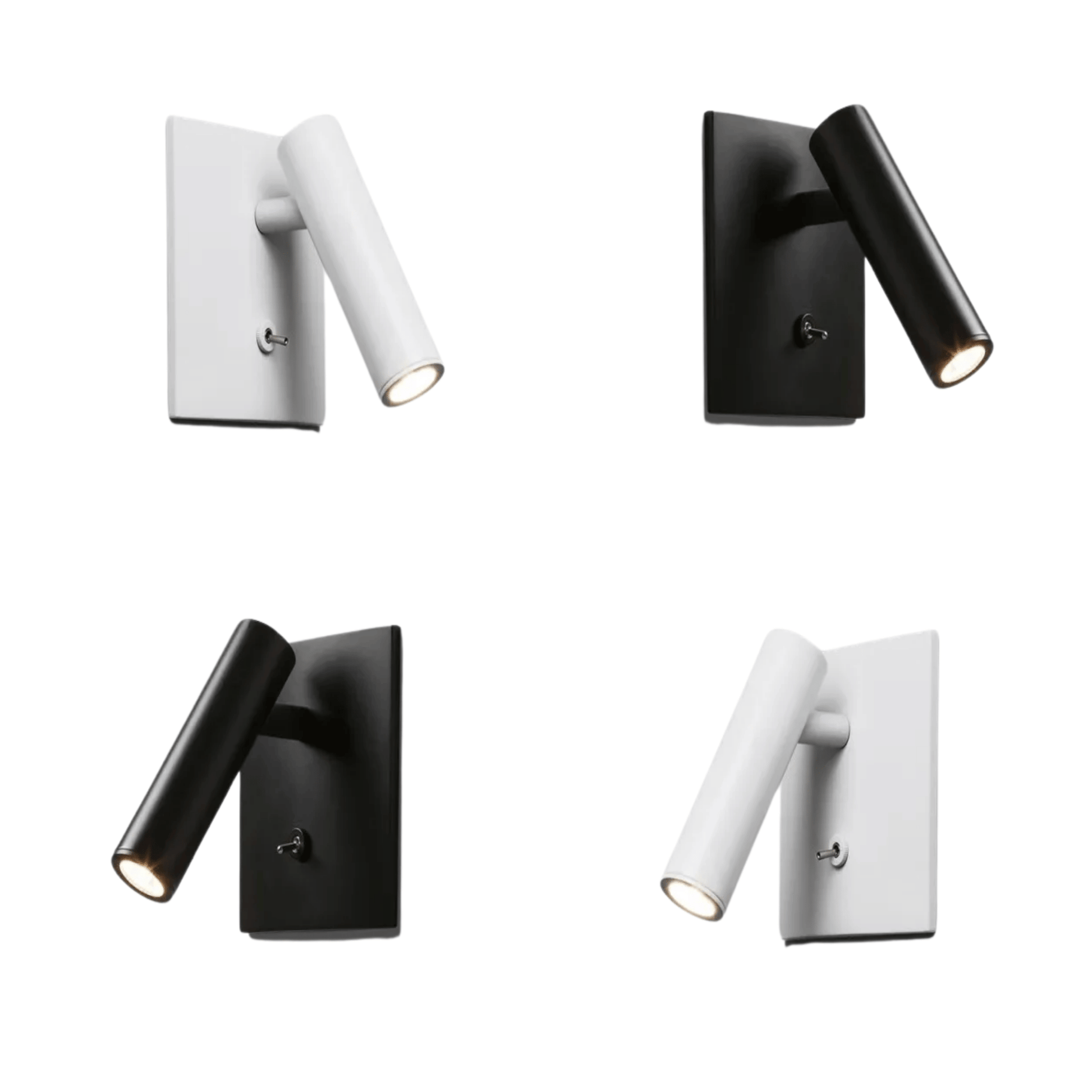 GlowPivot- Adjustable Embedded LED Wall Lamp with Switch