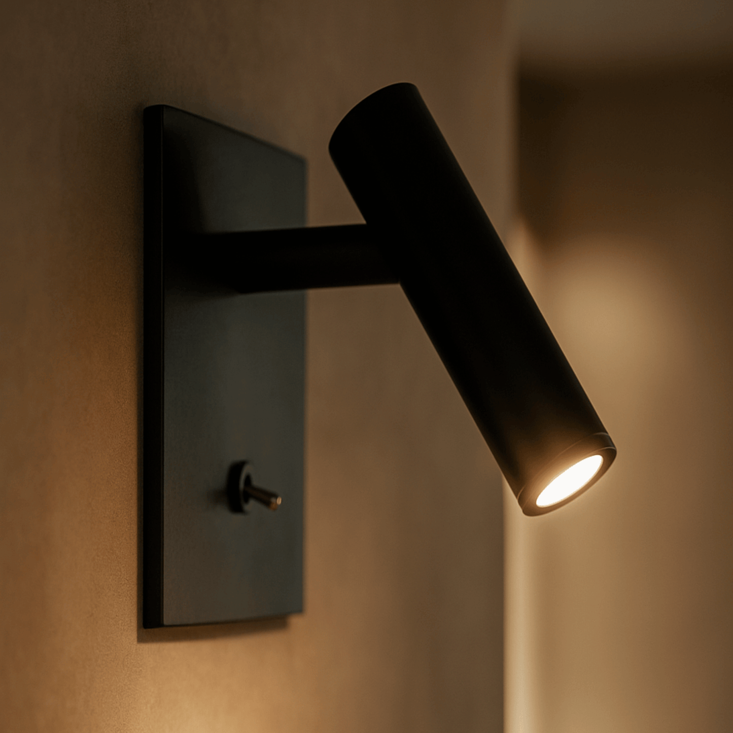 GlowPivot- Adjustable Embedded LED Wall Lamp with Switch