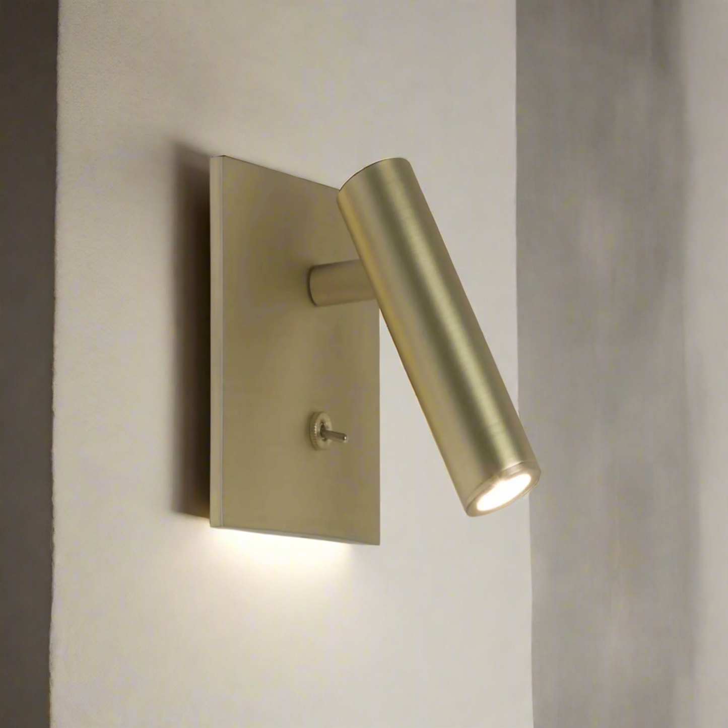 GlowPivot- Adjustable Embedded LED Wall Lamp with Switch