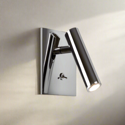 GlowPivot- Adjustable Embedded LED Wall Lamp with Switch