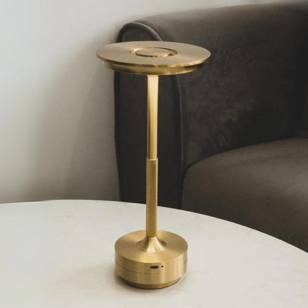 LuxRoyale Cordless LED Table Lamp – Waterproof, Adjustable Brightness, & Modern Design
