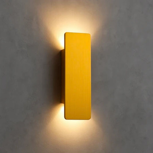 Golden Weatherproof LED Wall Lights - Outdoor Style and Durability 0