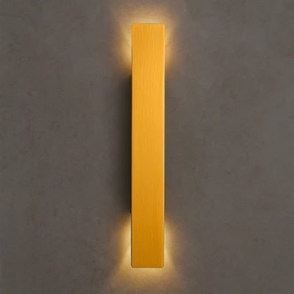 Golden Weatherproof LED Wall Lights - Outdoor Style and Durability 4