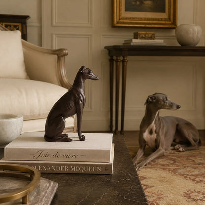 Greyhound Resin Dog Sculpture Decor 6