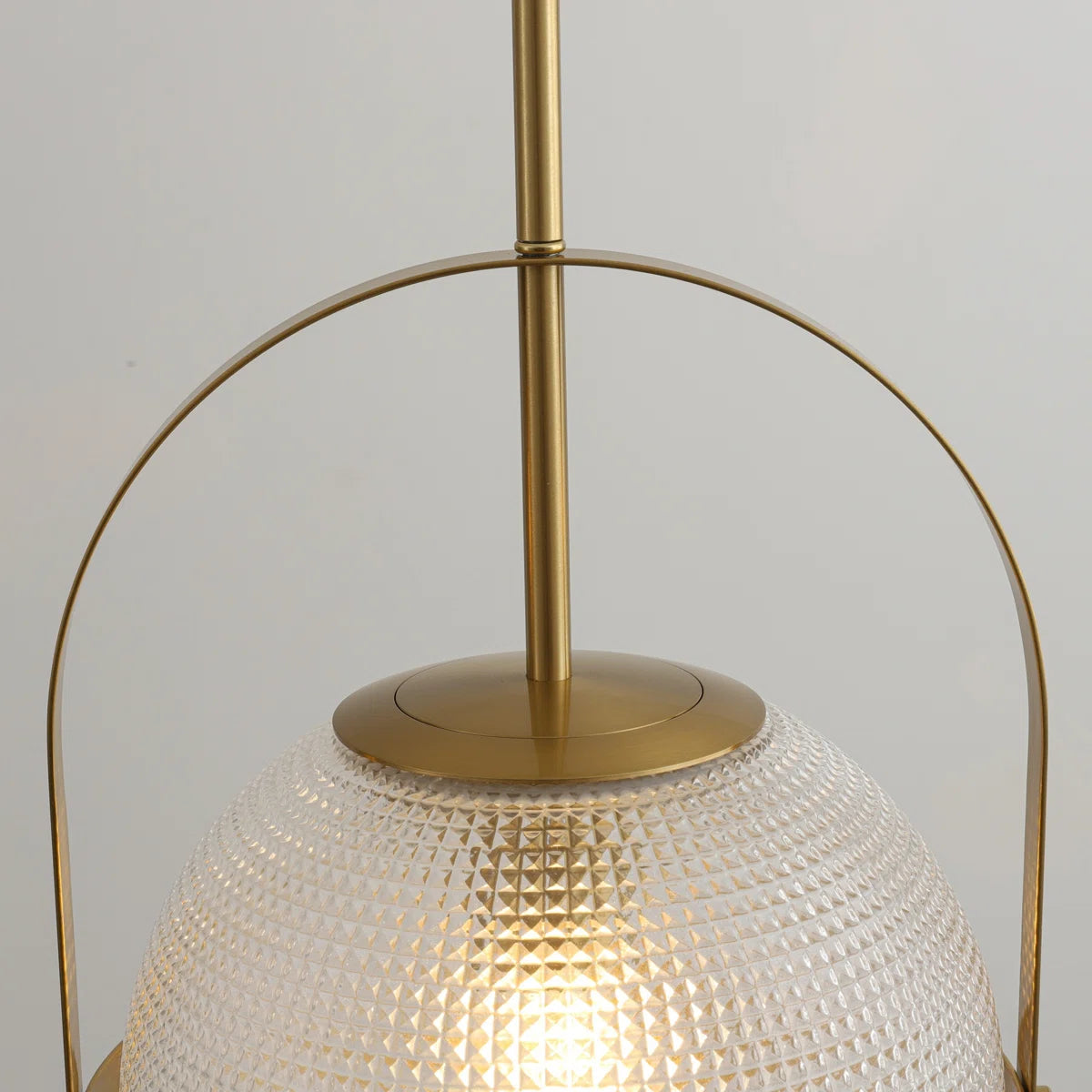 RoyaleGlow Grid Glass Globe Pendant Light Dimmable Kitchen Island Pendant