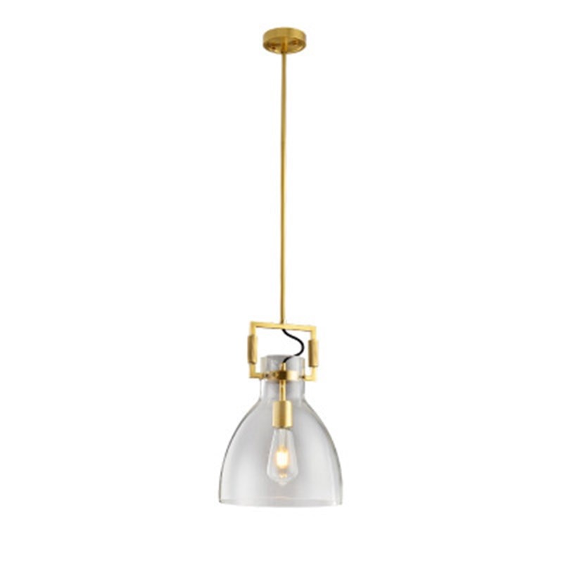 RoyaleGlow Vintage Gold Metal Edison Glass Pendant Light - Limited Edition - Sphere