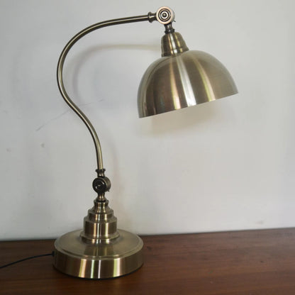 Royelux Industrial Vintage Desk Lamp - Adjustable Iron LED Reading Light For Home Office