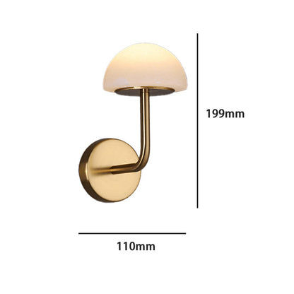 RoyaleGlow Wireless Alabaster Wall Sconce - Rechargeable LED Lamp with Remote Control