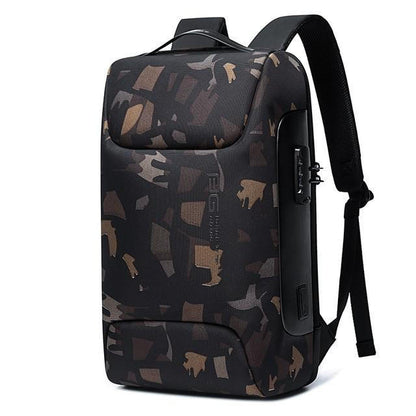 Luxora Anti-Theft Waterproof Backpack with USB Charging