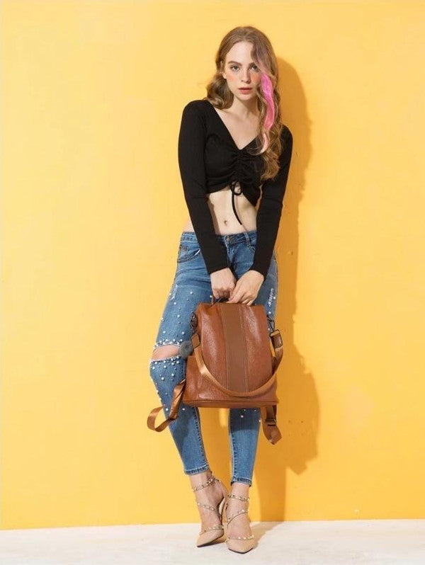 Royaleva Stylish Anti Theft Backpack for Travel and Work