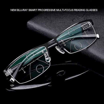 Luxora Intelligent Progressive Sunglasses for All-Day Comfort