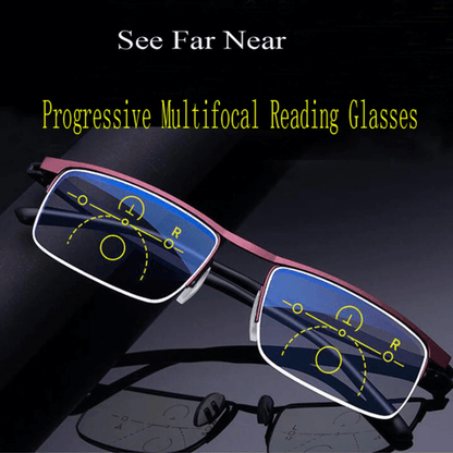 Luxora Intelligent Progressive Sunglasses for All-Day Comfort