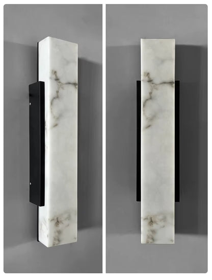 Rayvia Luxury Marble Inspired Modern Outdoor Wall Lamps - Waterproof IP65