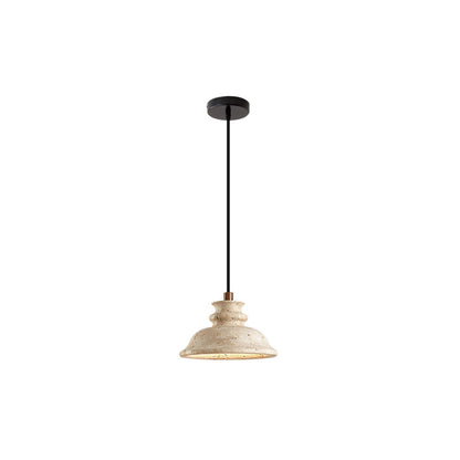 Royelux Natural Stone Travertine Pendant Light Modern Kitchen Dining Hanging Lamp