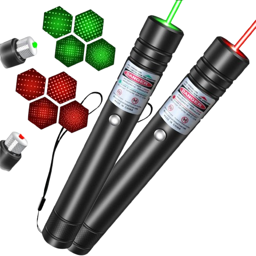 RoyaleGlow Long Range Green Laser Pointer High Power