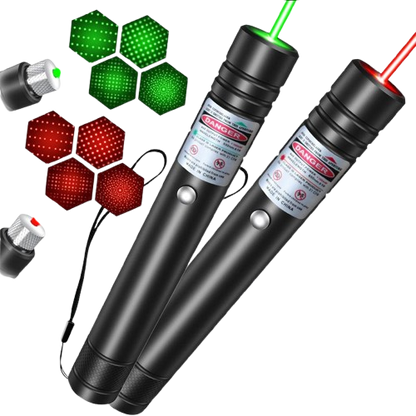 RoyaleGlow Long Range Green Laser Pointer High Power