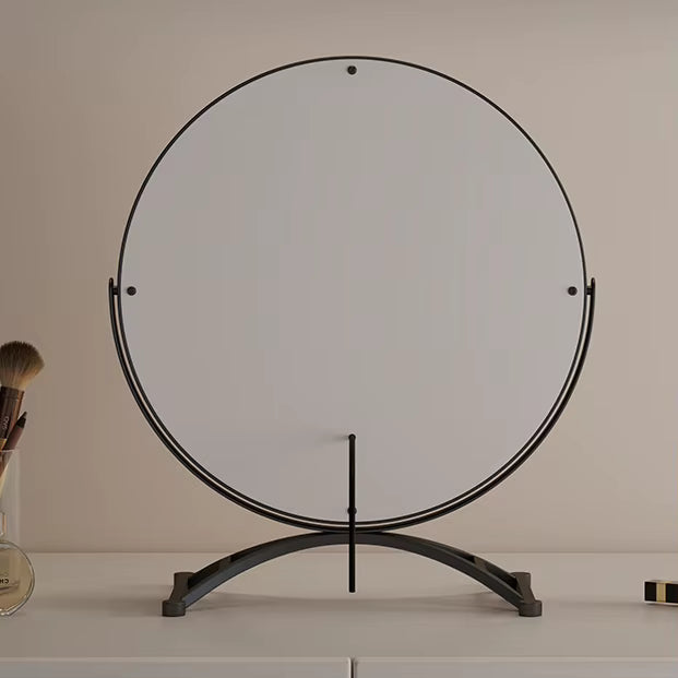 RoyaleGlow Round LED Vanity Mirror with Smart Touch & 360° Rotation