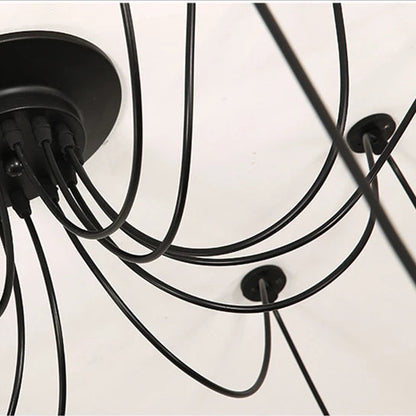 RoyaleGlow Industrial Vintage Pendant Chandelier for Home Decor