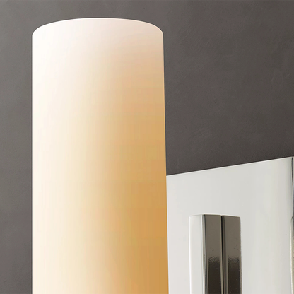Royelux Modern Alabaster Wall Sconce - Brass Minimalist Art Deco Light